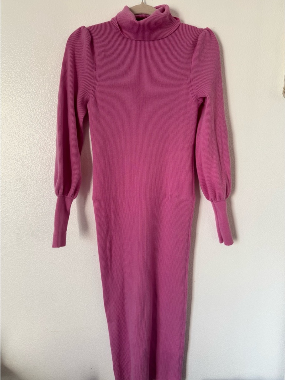 Hatch x J. Crew Maternity Balloon-sleeve Sweater Dress Midi Stretchy Size XS/S